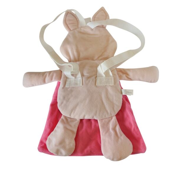 2000 Mattel Plush Bunny Backpack Carrier for 16" Vintage Kelly Doll Pink Rabbit - Picture 12 of 14